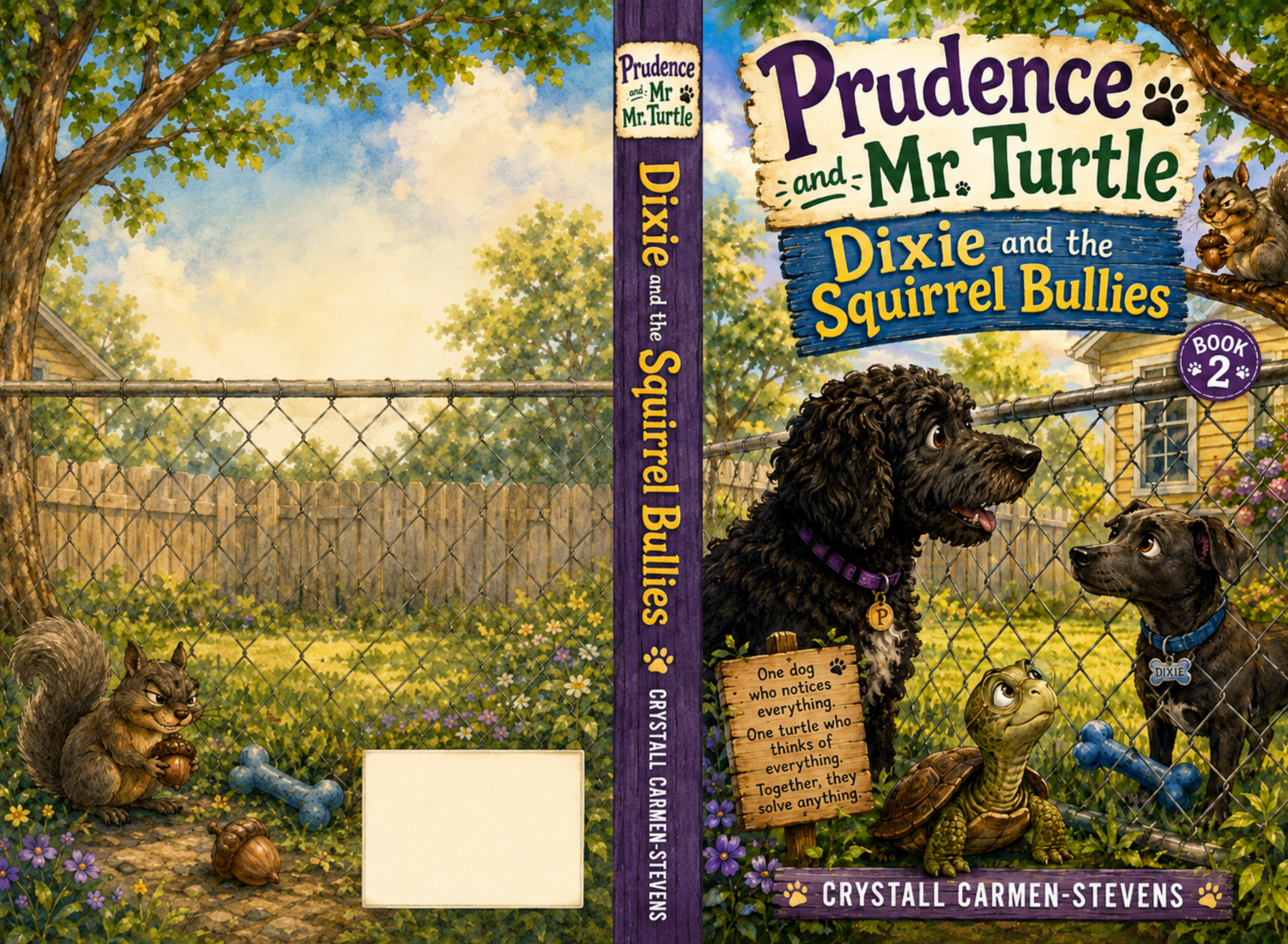 Prudence and Mr. Turtle: Dixie and the Squirrel Bullies book cover